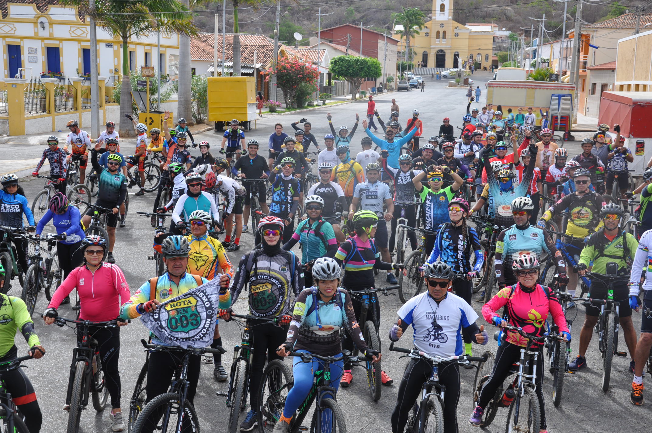 ESPORTE: Cerca de 200 ciclistas participam do 1º Eco Pedal da Emancipação em Cerro Corá – RN