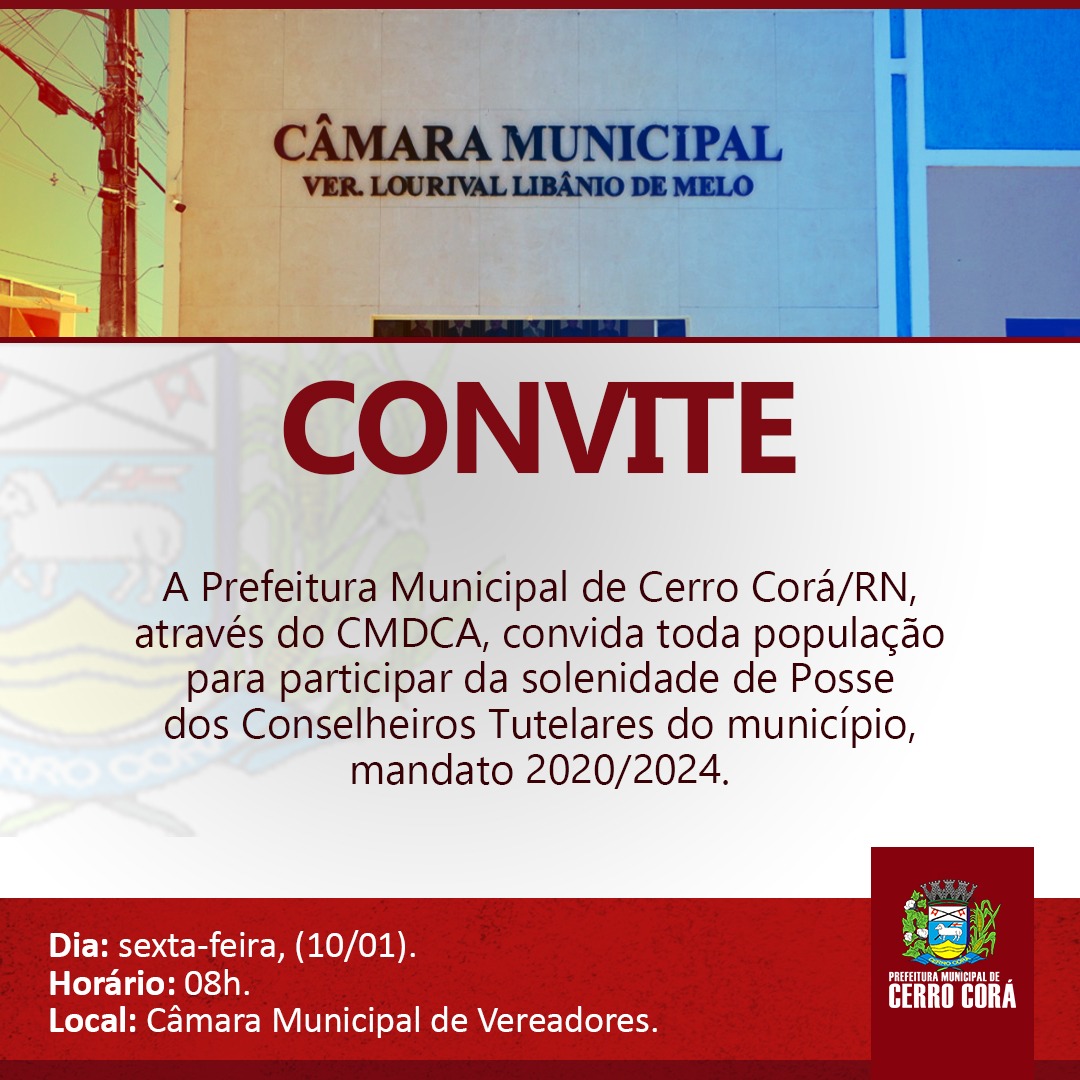 Conselheiros Tutelares eleitos em Cerro Corá serão empossados dia (10)