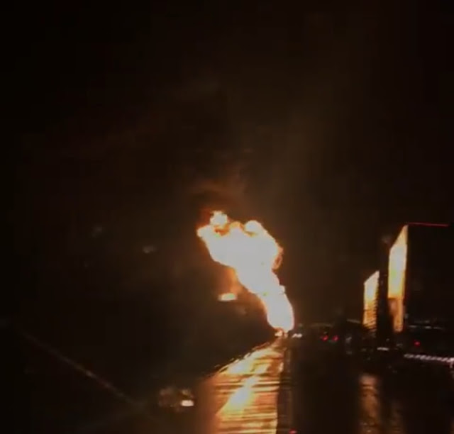 Caminhão explode na BR-304 entre as cidades de Assú e Itajá. Confira