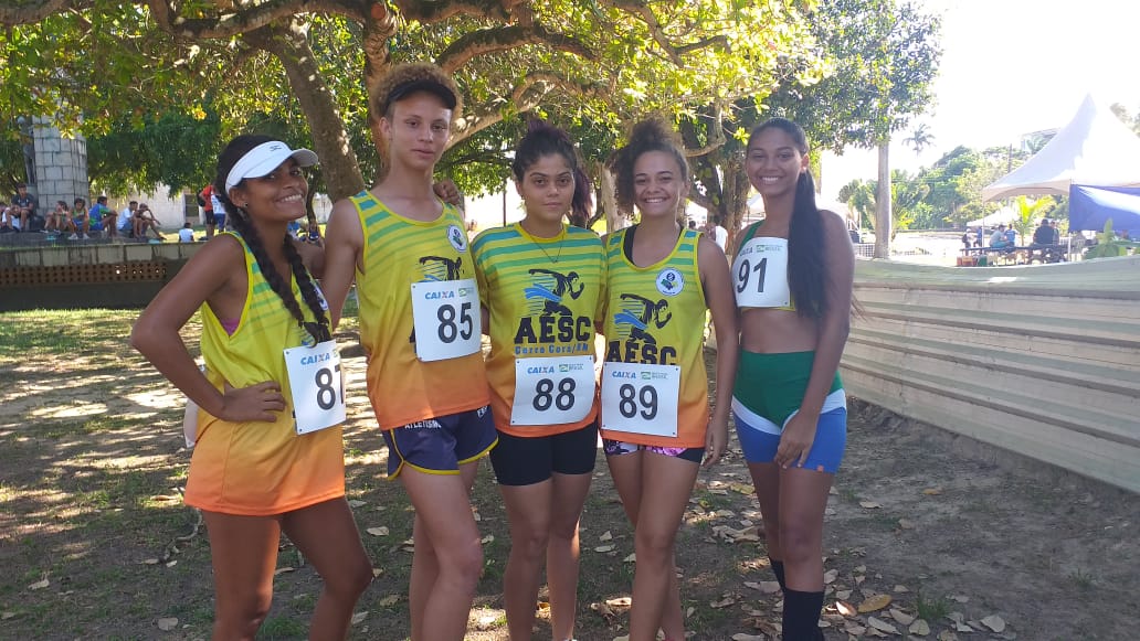 Atletas da AESC de Cerro Corá fizeram bela campanha na Copa de Marcha Atlética em Recife – PE.