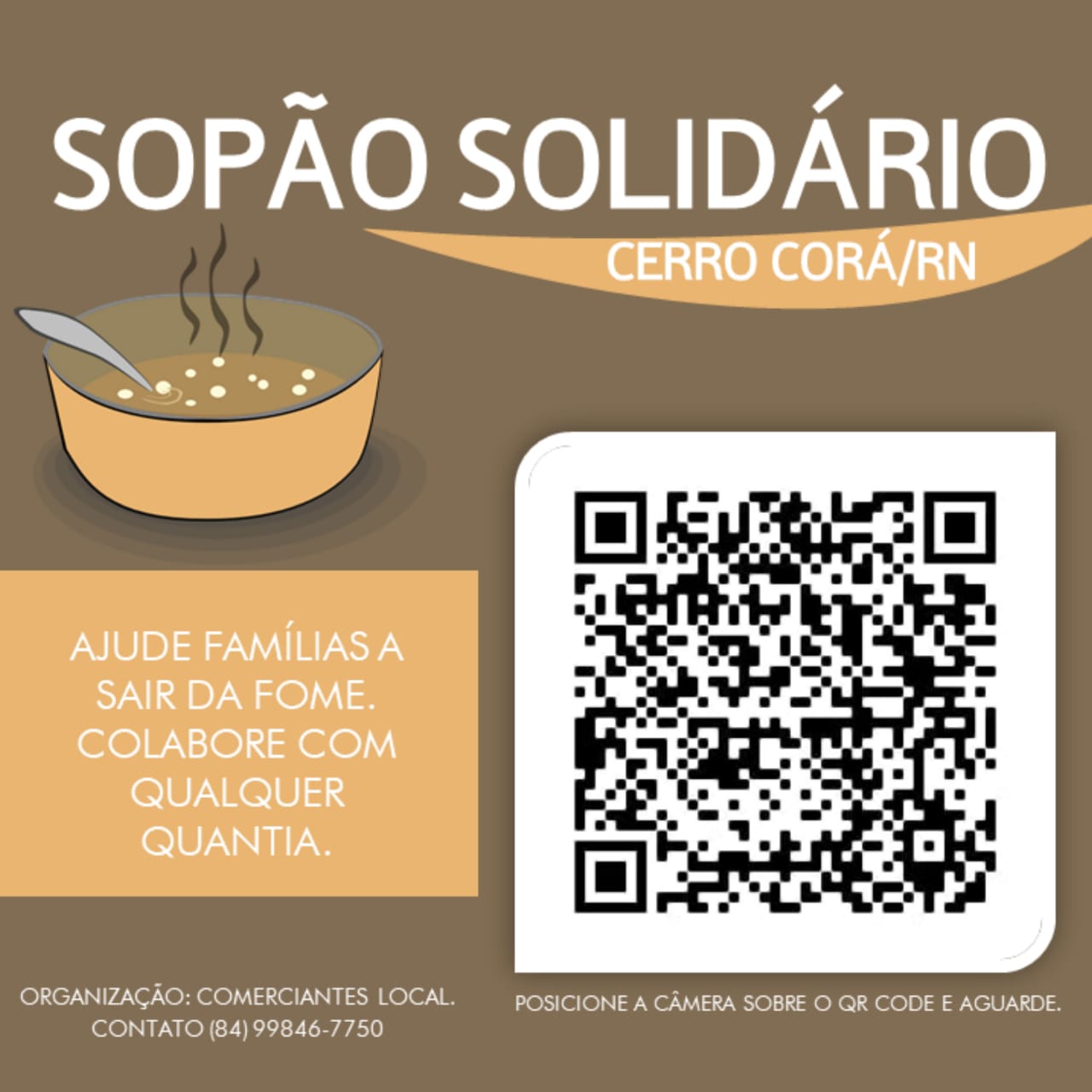 Participe da campanha do sopão solidário em Cerro Corá