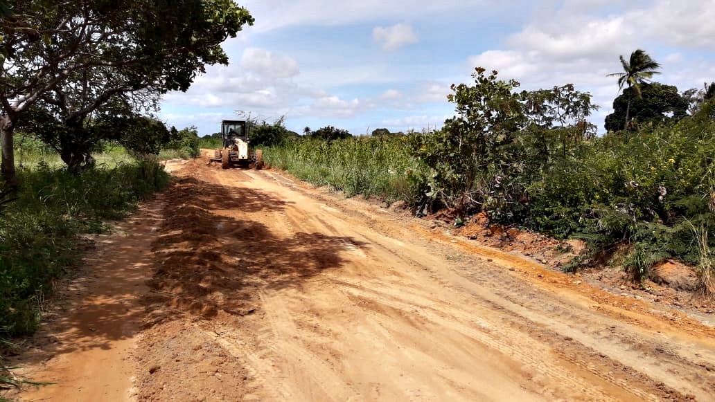 Prefeitura de Cerro Corá realiza melhorias nas estradas da serra de Santana