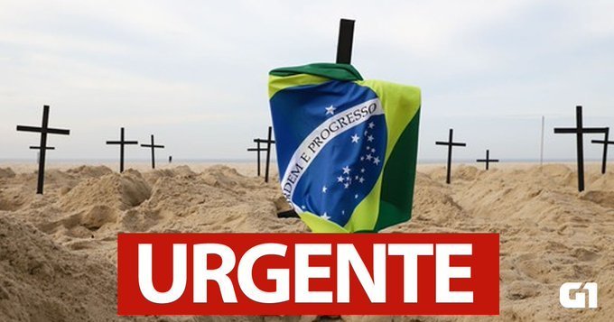 Brasil ultrapassa as 40 mil mortes por Covid, aponta consórcio de veículos de imprensa