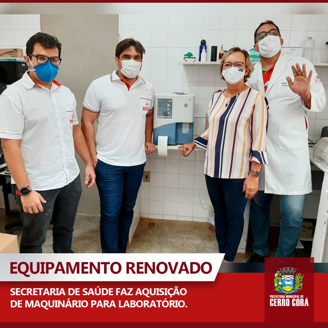 Secretaria de Saúde de Cerro Corá adquiriu equipamento para o laboratório local