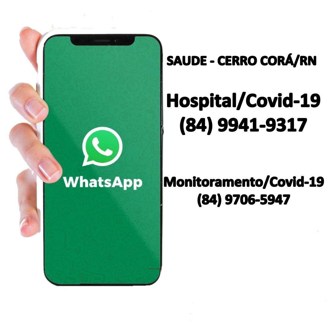 Prefeitura de Cerro Corá disponibiliza dois contatos para ampliar a comunicação com a população sobre a pandemia do coronavírus (COVID-19).