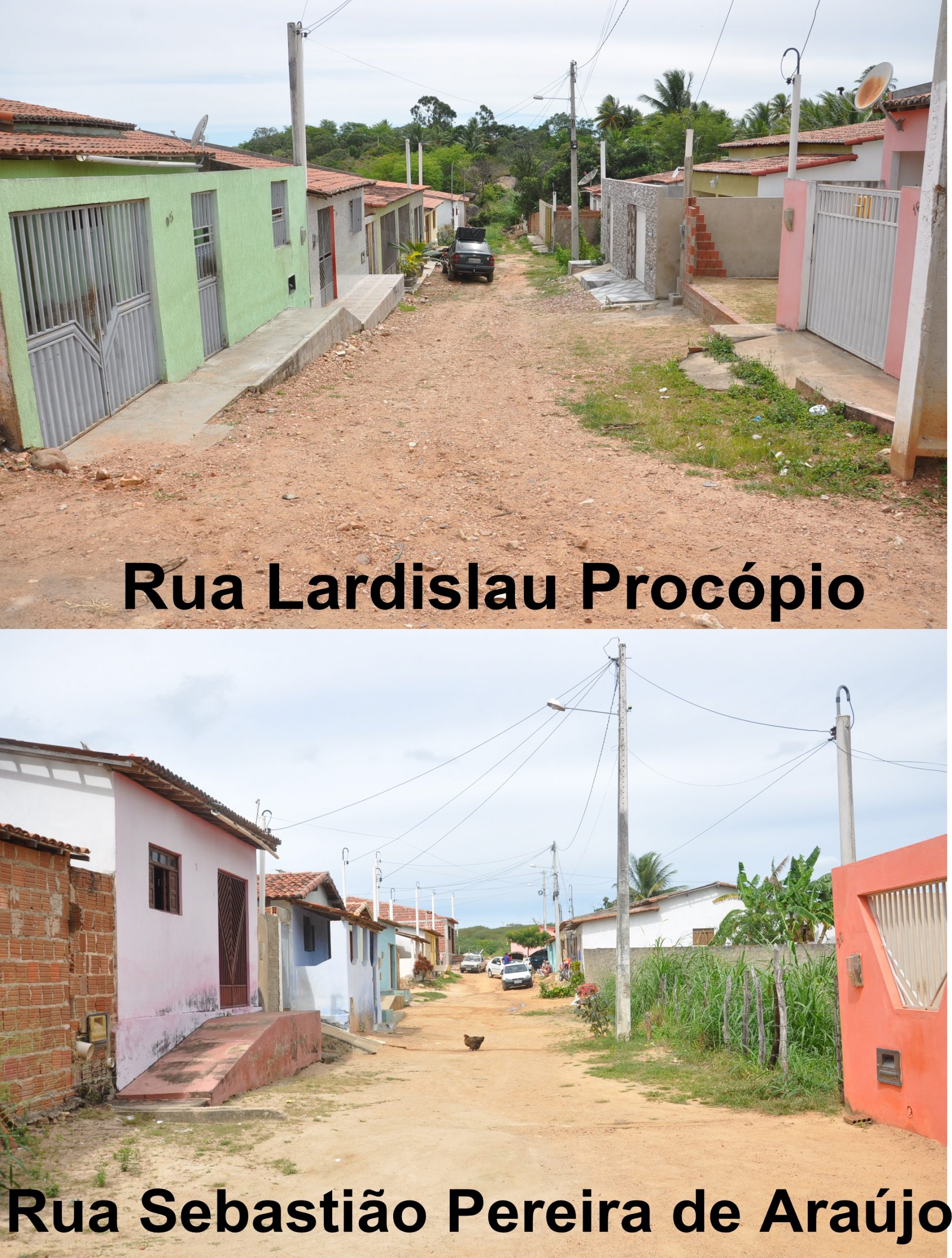 Moradores das Ruas Sebastião Pereira e Lardislau Procópio em Cerro Corá aguardam com ansiedade o calçamento
