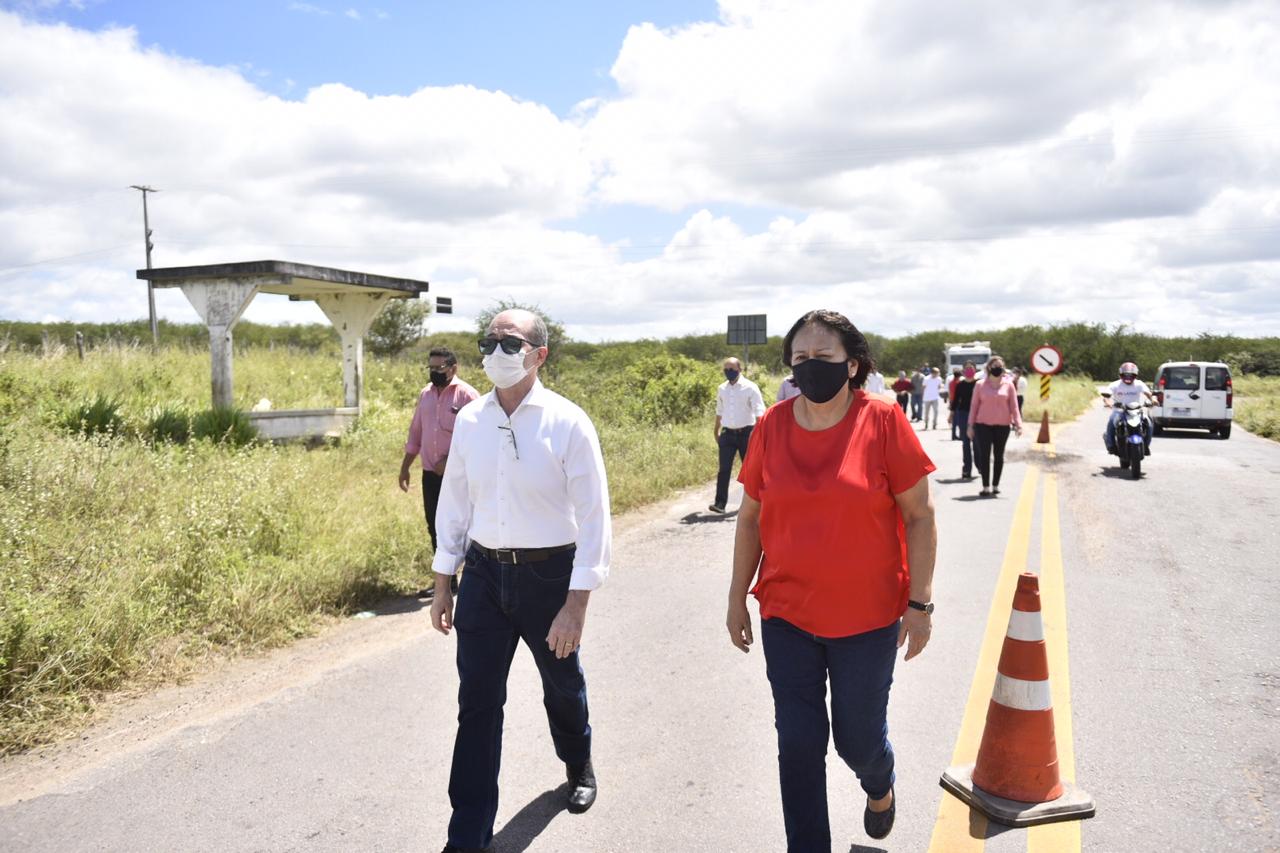 Governadora visita trecho inicial do plano de conservação de estradas, Cerro Corá a Bodó está na pauta