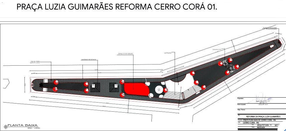 Praças de Cerro Corá ganharão serviços de reforma e restauração, são elas: Tomaz Pereira de Araújo, Maria Luzia Guimarães, ambas no Centro e a Ônio Caldas de Amorim (Vila Tupã)