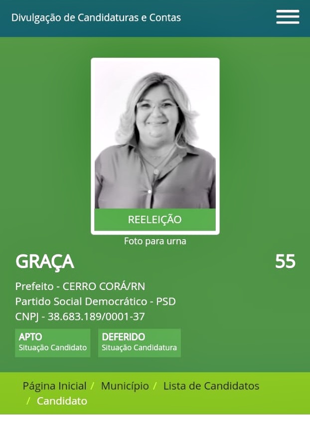 Primeira candidata a prefeita em Cerro Corá com candidatura deferida