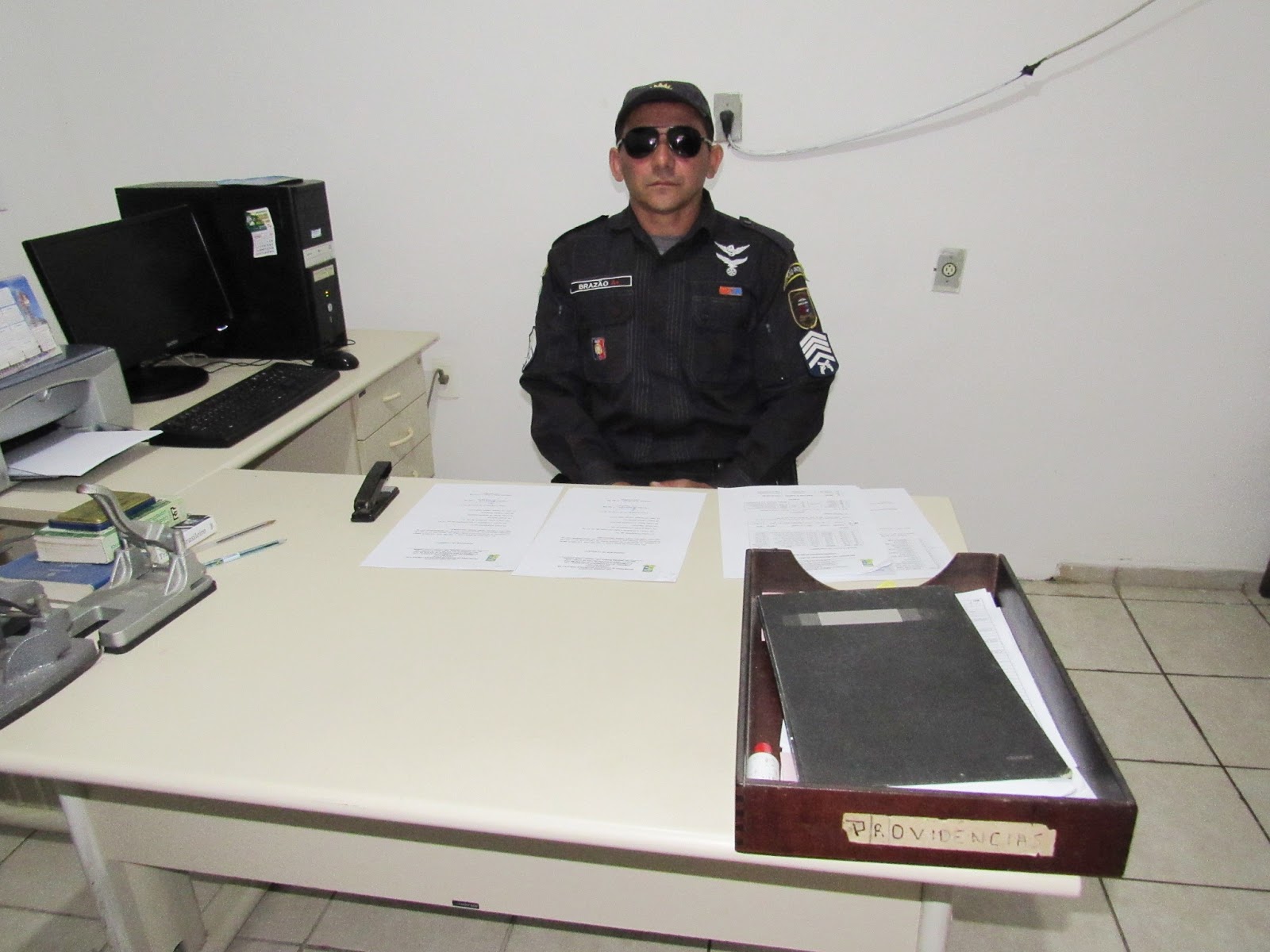 Sargento Brazão continuará no comando do destacamento de policia em Cerro Corá na gestão Novinho