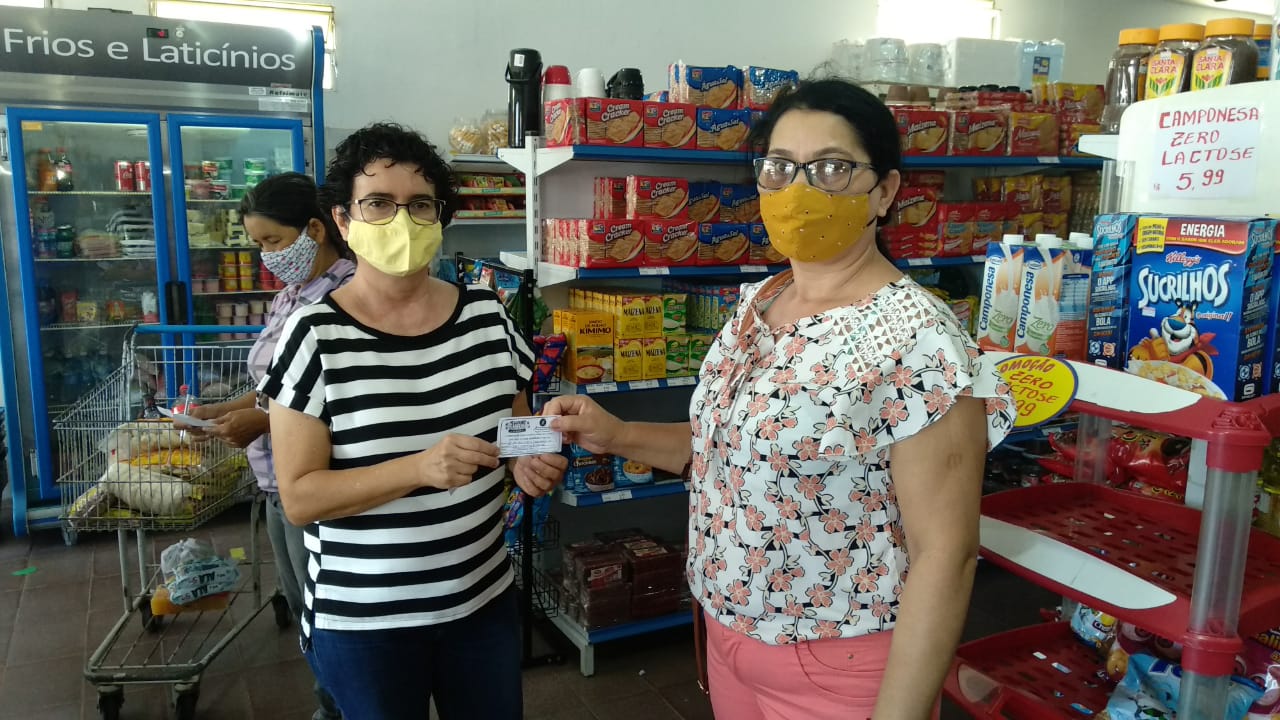 Os ganhadores da promoção dos vales compras no Supermercado Cerrocoraense