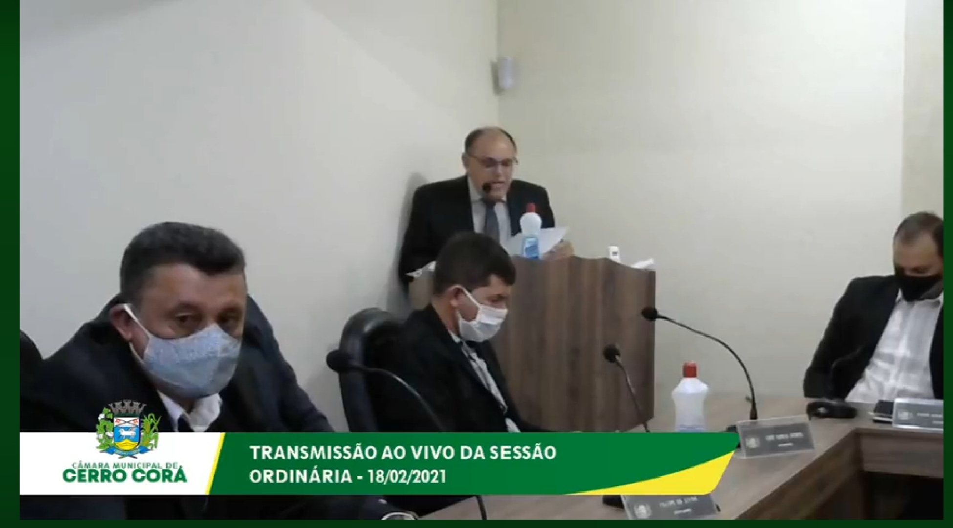 Leitura da mensagem anual do prefeito Novinho abriu ano legislativo em Cerro Cora.