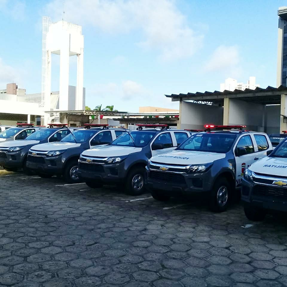 Governo do RN entrega 38 caminhonetes S10 para reforçar policiamento ostensivo na capital e interior
