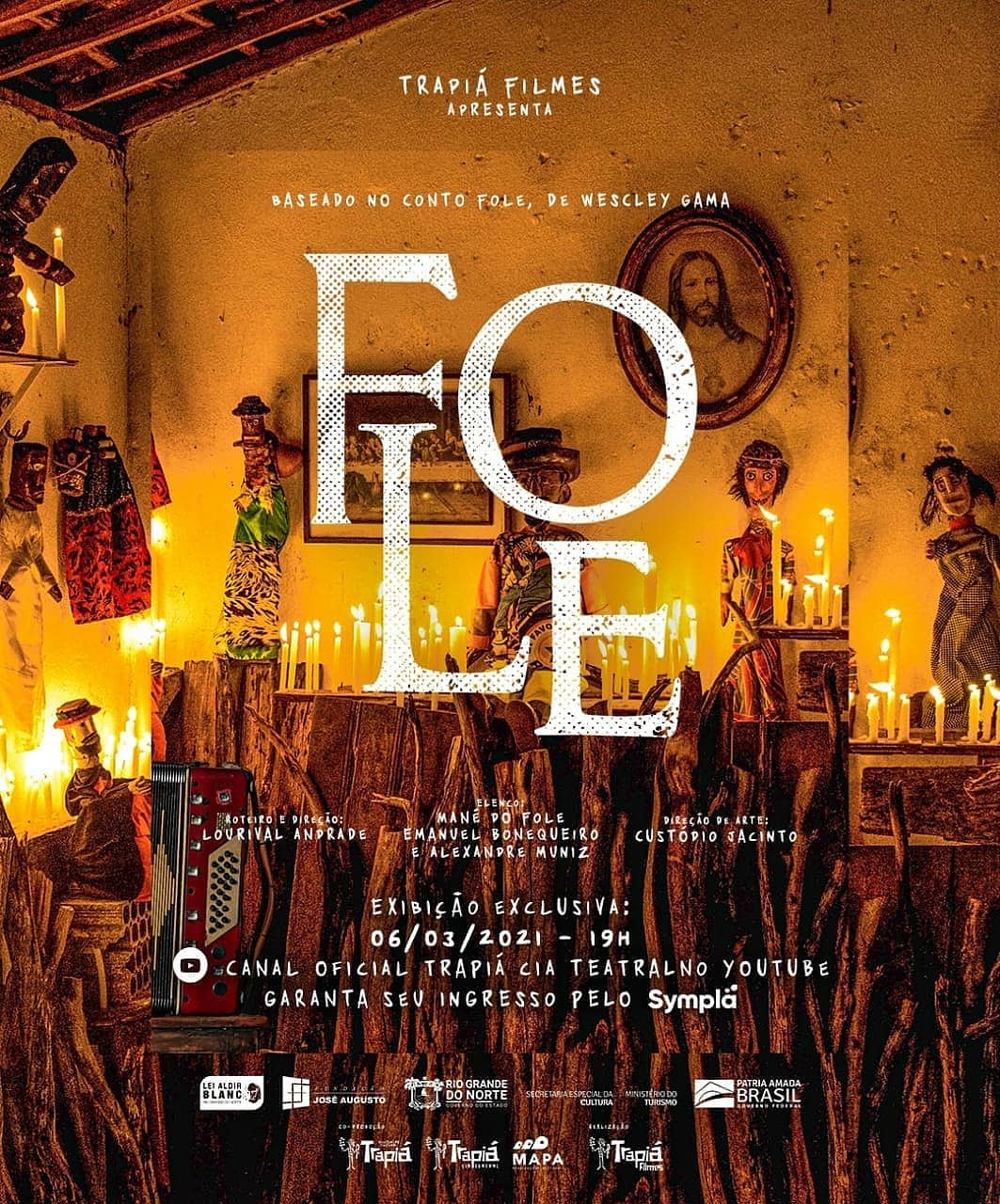 O filme “FOLE” traz o cerrocoraense Manoel do Fole com protagonista
