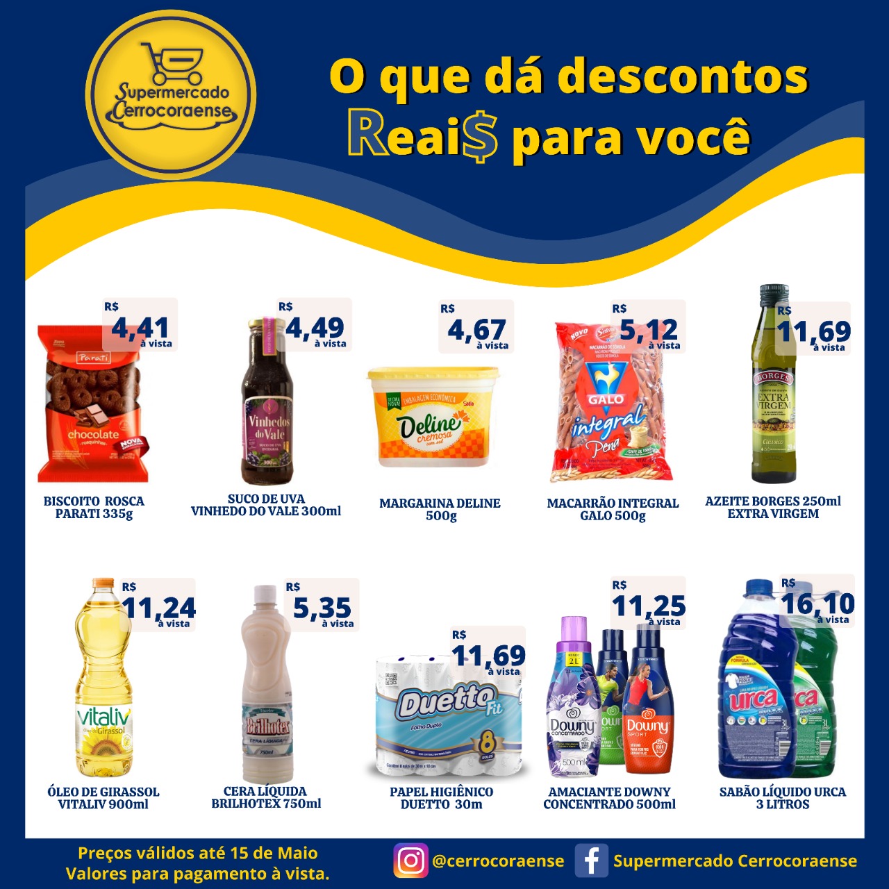 Ofertas da semana estão imperdíveis no Supermercado Cerrocoraense