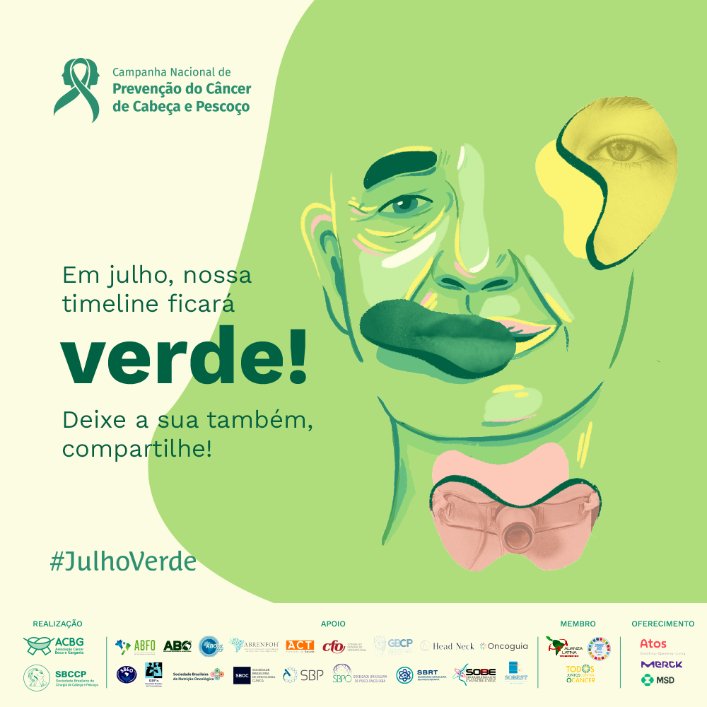Campanha Nacional de Prevenção do Câncer de Cabeça e Pescoço faz alerta sobre diagnóstico precoce – Julho Verde