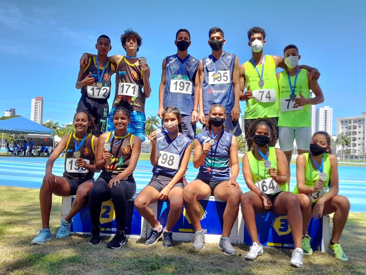 Delegação de atletismo de Cerro Corá consegue bons resultados em Recife-PE