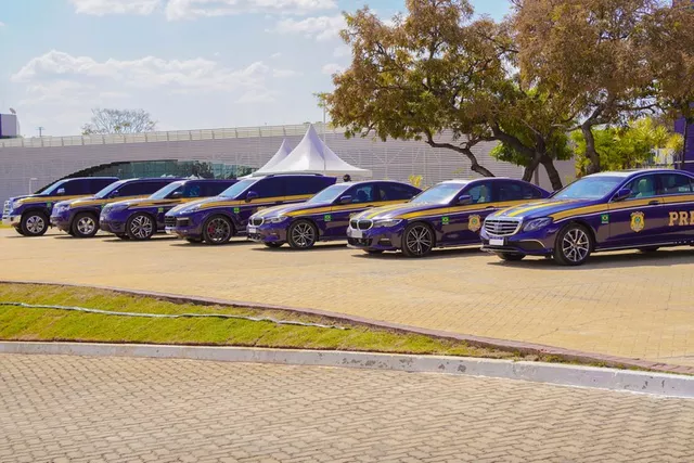 PRF recebe sete carros de luxo estimados em R$ 2 milhões para uso em atividades; veja imagens