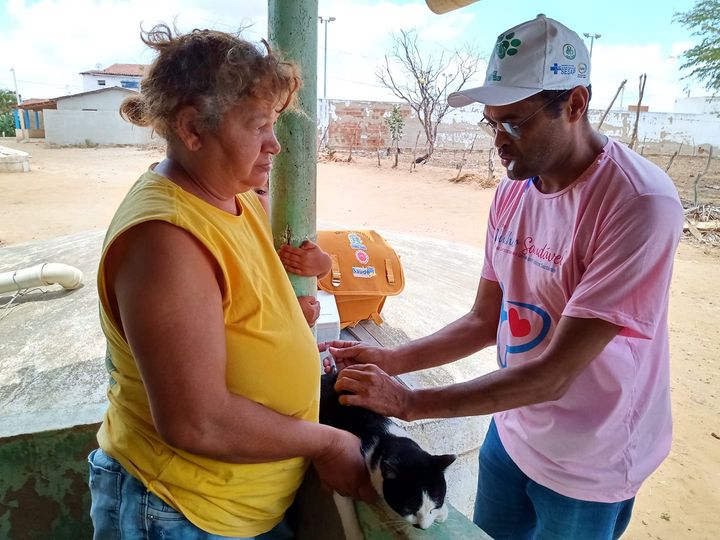 Cerro Corá: Campanha de vacinação antirrábica continua, próxima semana na serra de Santana