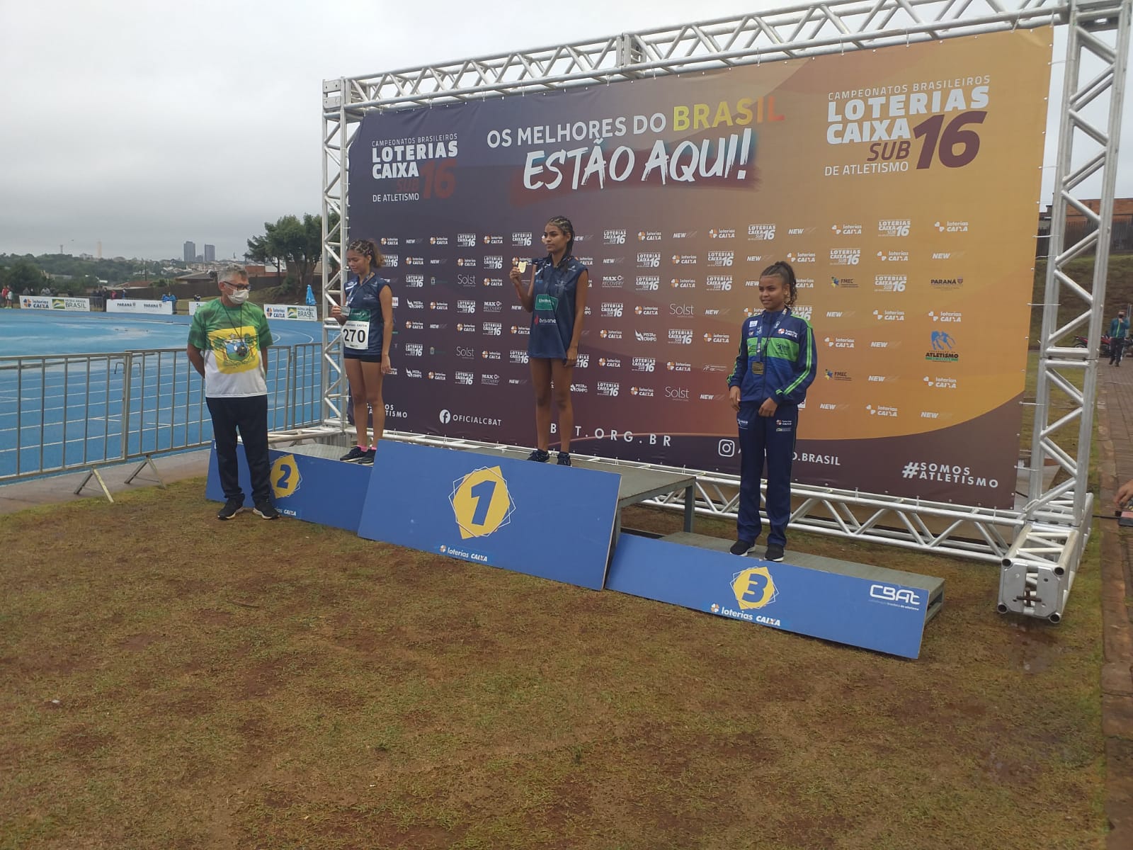 Raiane Costa e Emille Tainara se consagraram campeã e vice no campeonato brasileiro sub 16 em Cascavel- PR