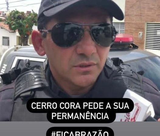 Sargento Brazão deixa comando do destacamento de policia de Cerro Corá