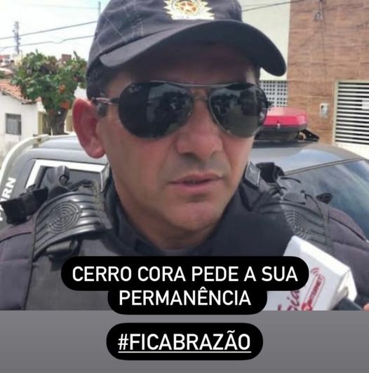 Sargento Brazão deixa comando do destacamento de policia de Cerro Corá