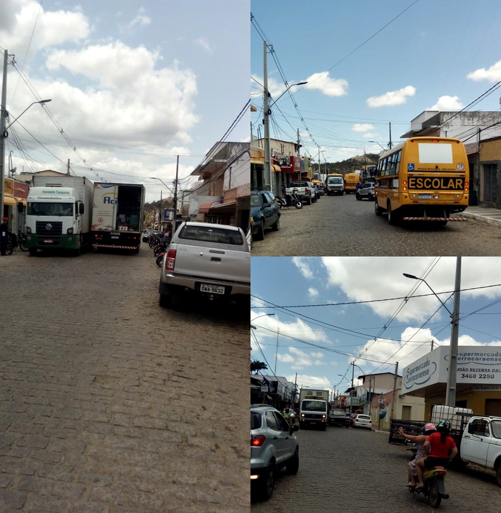 Cerro Corá: Trânsito desorganizado na Rua Sérvulo Pereira, “A Lei que nunca valeu”