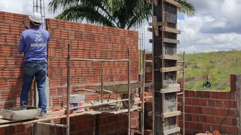 Construtora JVA continua obras de ampliação da Câmara Municipal de Cerro Corá