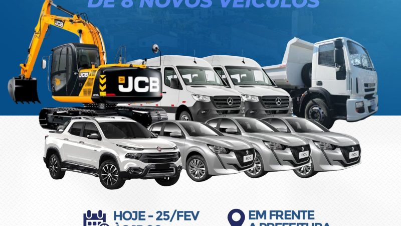 Prefeitura de Cerro Corá adiciona mais 08 novos veículos a sua frota, entrega acontece nesta sexta-feira