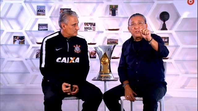 Galvão Bueno e Tite, um deixará narrações na TV Globo e outro a seleção brasileira após a Copa do Mundo no Catar
