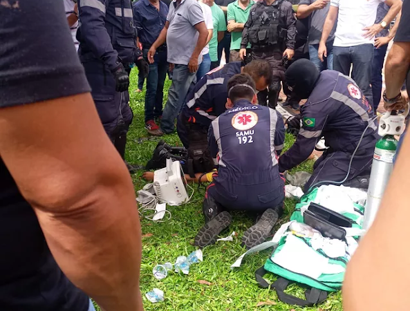 Policial militar morre após ter mal súbito em protesto na Governadoria