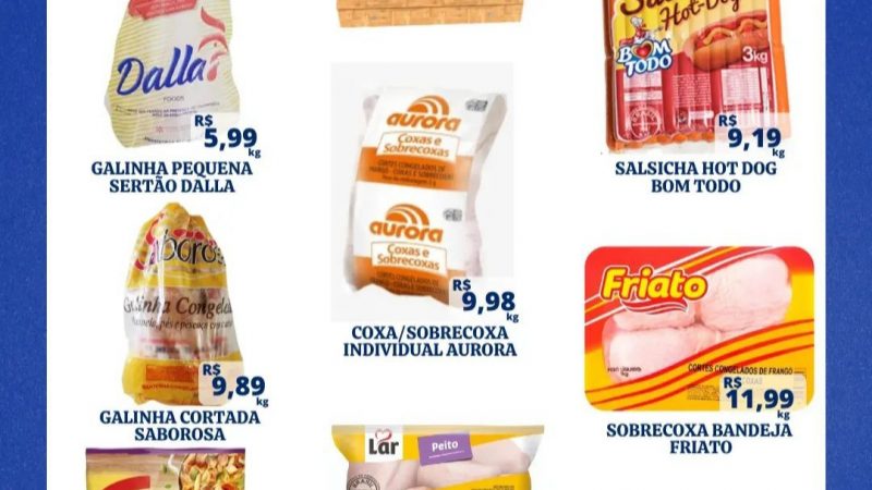 Tem uma promoção especial dos namorados e no sábado de frios tem ofertas Supermercado Cerrocoraense