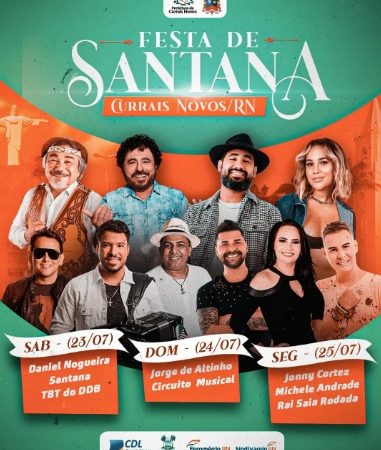 FESTA DE SANTANA 2022 é lançada em Currais Novos, confira programação aqui:
