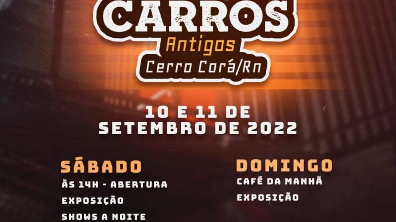 Dias 10 e 11 de setembro em Cerro Corá acontece o encontro de carros antigos