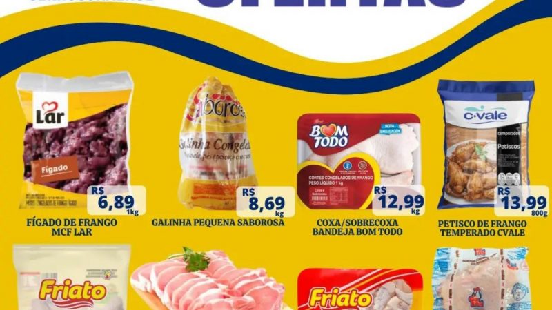 Chegou mais um sábado com promoções de frios Supermercado Cerrocoraense
