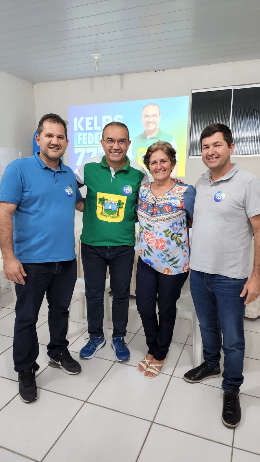 Cerro Corá: Elzinho, Dedé, João Alexandre e Ariana estão apoiando Kelps Lima para deputado federal