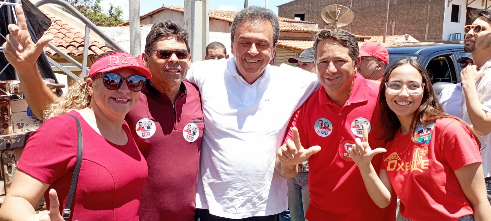 Ex-vereador Everaldo Araújo recepcionou seus candidatos ao governo e senado neste ultimo final de semana em Cerro Corá