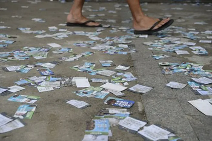 Eleições 2022: MP Eleitoral quer coibir derramamento de “santinhos” nas ruas do RN