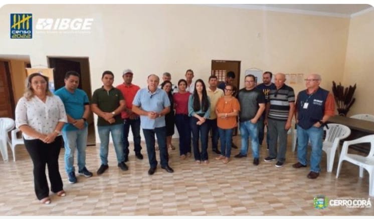 Prefeito de Cerro Corá participa de reunião com recenseadores do IBGE (Vídeo)
