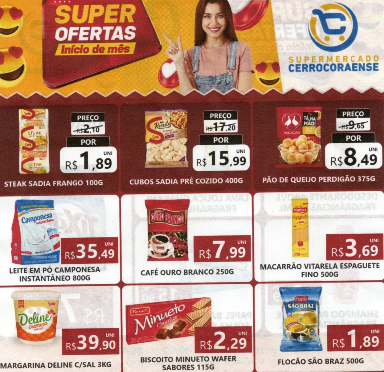 Confira o encarte do Supermercado Cerrocoraense