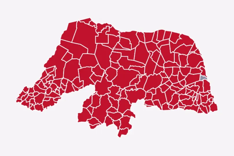 Bolsonaro venceu em apenas um município do Rio Grande do Norte, Lula ganhou em 166 cidades