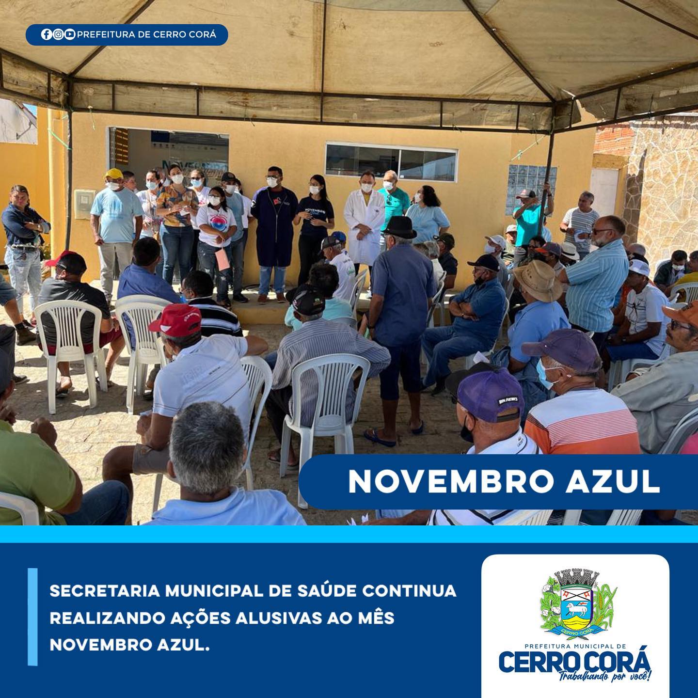 Cerro Corá continua ações do novembro azul