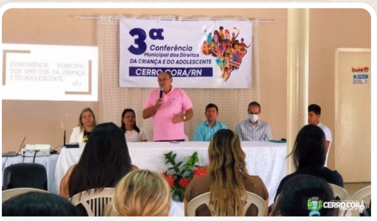 Cerro Corá: Realiza sua 3ª Conferência Municipal dos direitos da Criança e do Adolescente