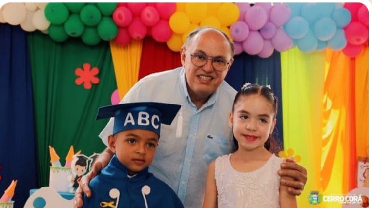 Prefeito de Cerro Corá Novinho participa da Formatura do ABC das Escolas Aguinaldo Dantas e José Rodrigues