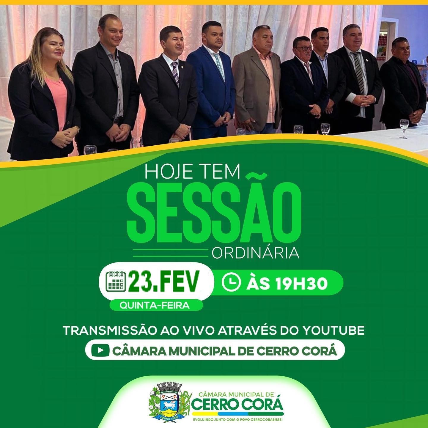 Câmara Municipal de Cerro Corá inicia os trabalhos legislativo nesta quinta-feira(23)