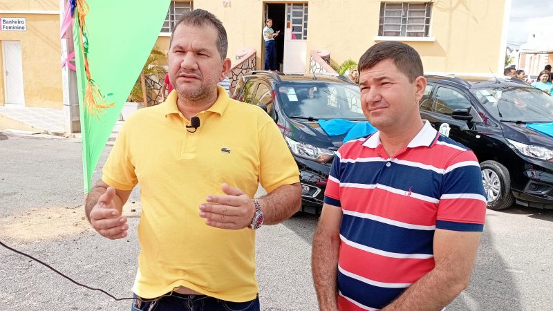 Vice-prefeito de Cerro Corá Emanuel e seu irmão vereador Dedé agradecem a emenda do deputado Nelter Queiroz