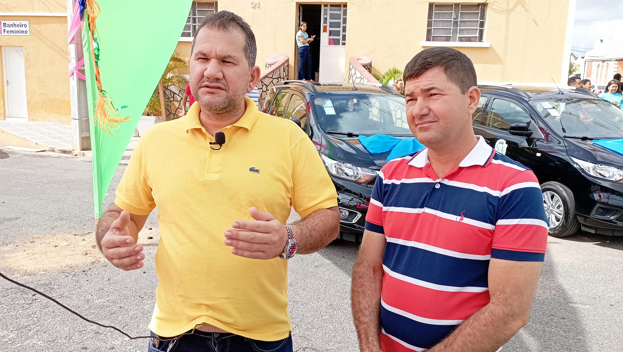 Vice-prefeito de Cerro Corá Emanuel e seu irmão vereador Dedé agradecem a emenda do deputado Nelter Queiroz