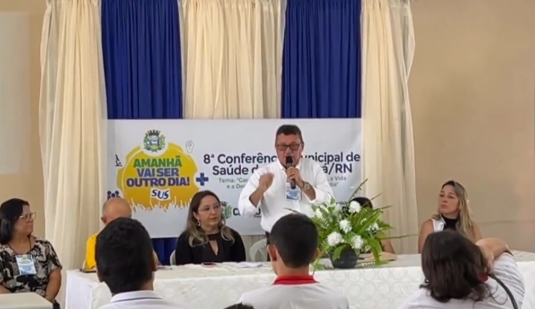 Cerro Corá: Presidente da Câmara vereador João Alexandre participa da 8ª Conferência Municipal de Saúde (Vídeo)