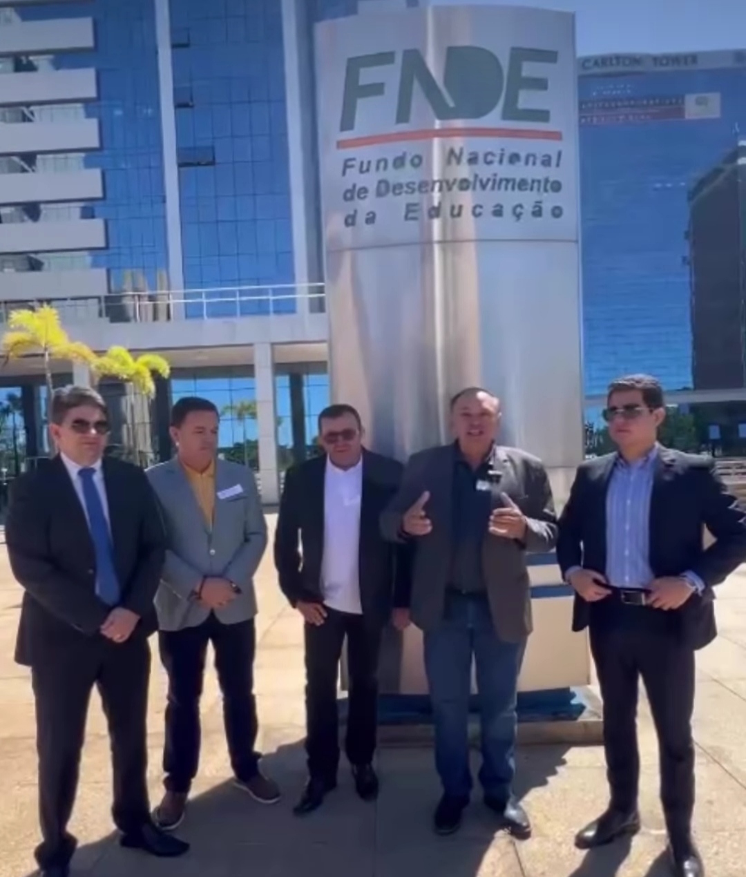Prefeito de Cerro Corá em Brasília-DF, esteve na sede do FNDE((Vídeo)