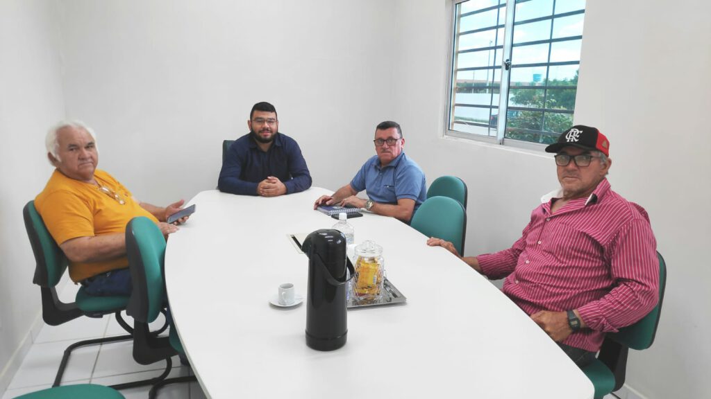 Cerro Corá: Presidente da Câmara se reúne com diretores da cooperativa de mineradores do Seridó